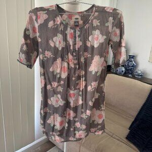Old Navy Grey Pink floral dress